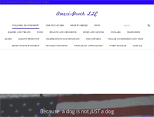Tablet Screenshot of ameripooch.com